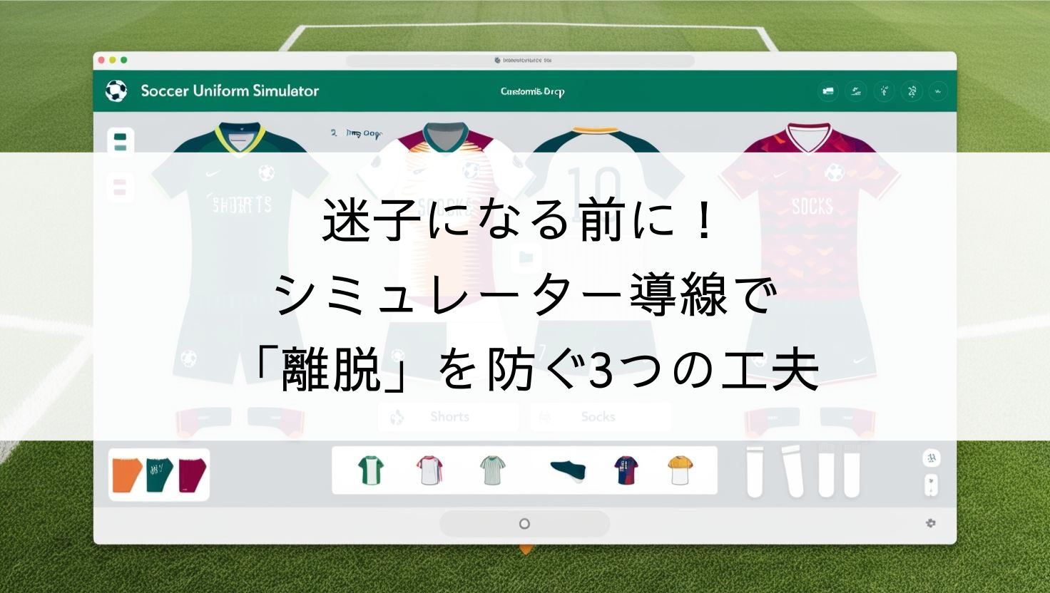 迷子になる前に！シミュレーター導線で「離脱」を防ぐ3つの工夫