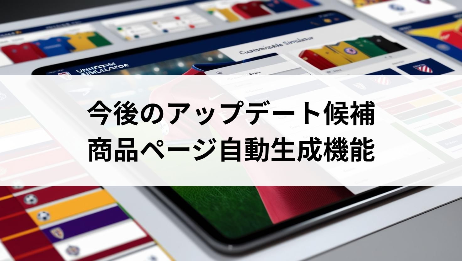 今後のアップデート候補：商品ページ自動生成機能
